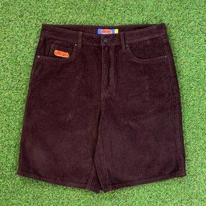 Empyre Loose Fit Java Corduroy Skate Shorts Size 34